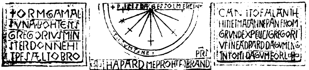 St. Gregory's Minster, Inscription on Sundial